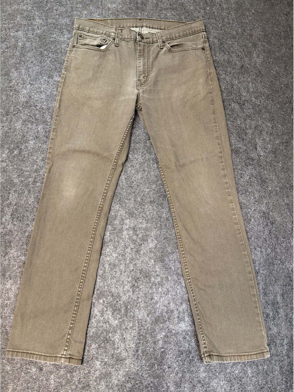 Levi’s511 Slim Fit Jeans Men’s 36x32 Olive Brown Stretch Denim Pants